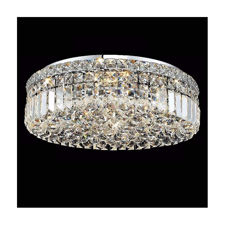 Image 1 Maxim Collection 20" Wide Round Crystal Ceiling Light