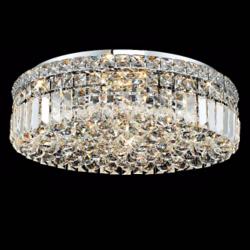 Maxim Collection 20&quot; Wide Round Crystal Ceiling Light