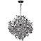 Maxim Comet 25" Wide Chrome and Crystal Chandelier