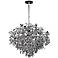 Maxim Comet 35" Wide Chrome and Crystal Chandelier