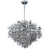 Maxim Comet 35" Wide Chrome and Crystal Chandelier