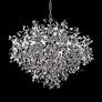 Maxim Comet 35" Wide Chrome and Crystal Chandelier in scene