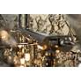3_Maxim Comet 35" Wide Chrome and Crystal Island Light more views