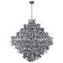 2_Maxim Comet 50" Wide Chrome and Crystal Chandelier