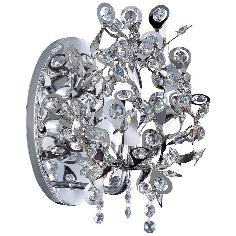 Image 1 Maxim Comet Collection 10" High Chrome Wall Sconce