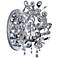 Maxim Comet Collection 10" High Chrome Wall Sconce