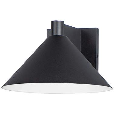 Maxim Conoid LED 6" High Black Outdoor Wall Light