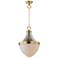 Maxim Conrad 15"W Satin Nickel and Satin Brass Pendant Light