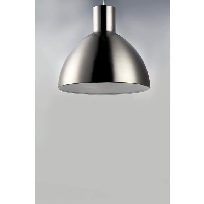 Image 3 Maxim Cora 19 3/4 inch Wide Satin Nickel Pendant Light more views