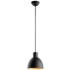 Maxim Cora 8 3/4" Wide Black Gold Dome-Shaped Mini Pendant