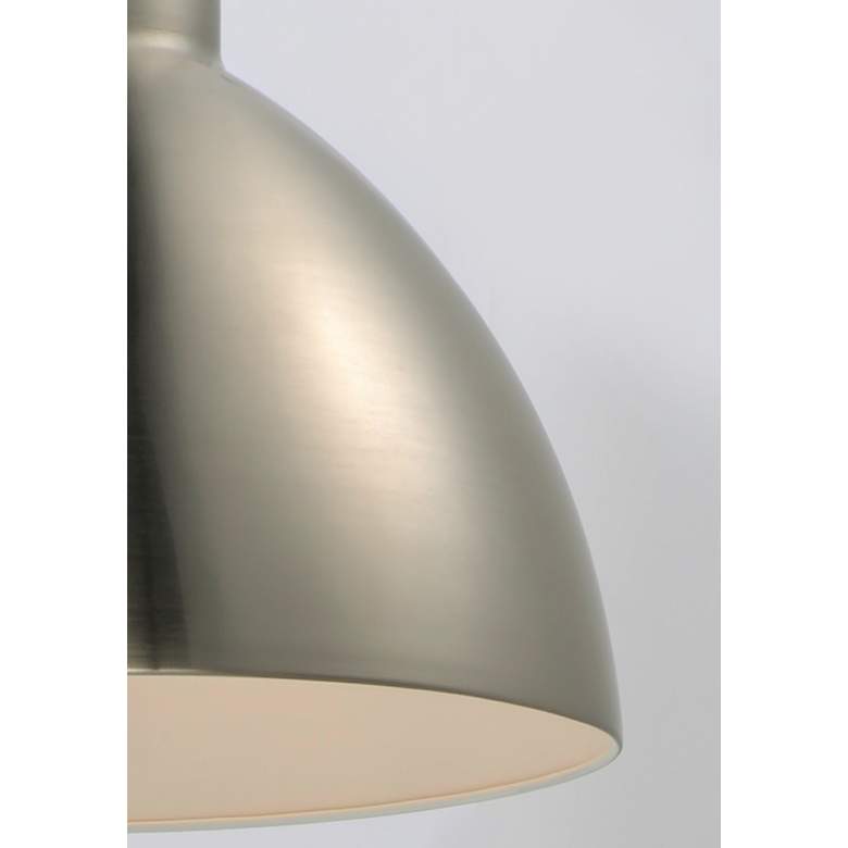 Image 3 Maxim Cora 8 3/4" Wide Satin Nickel Mini Pendant more views