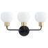 Maxim Coraline 21 3/4" Wide Bronze Rupert 3-Light Bath Light