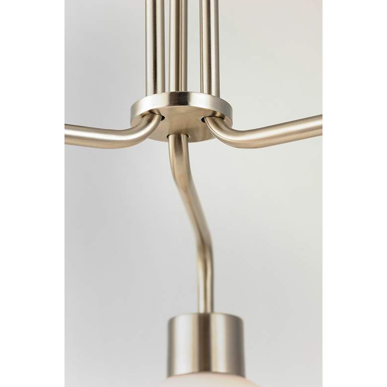 Image 3 Maxim Coraline 21" Wide Satin Nickel 3-Light Chandelier more views