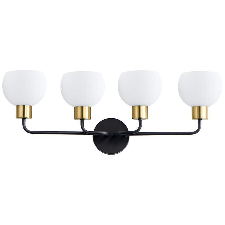 Image 2 Maxim Coraline 29 1/2 inch Wide Bronze Rupert 4-Light Bath Light