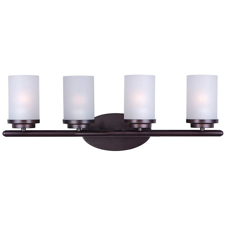 Image 1 Maxim Corona 26" Wide Oil Rubbed Bronze 4-Light Bath Vanity