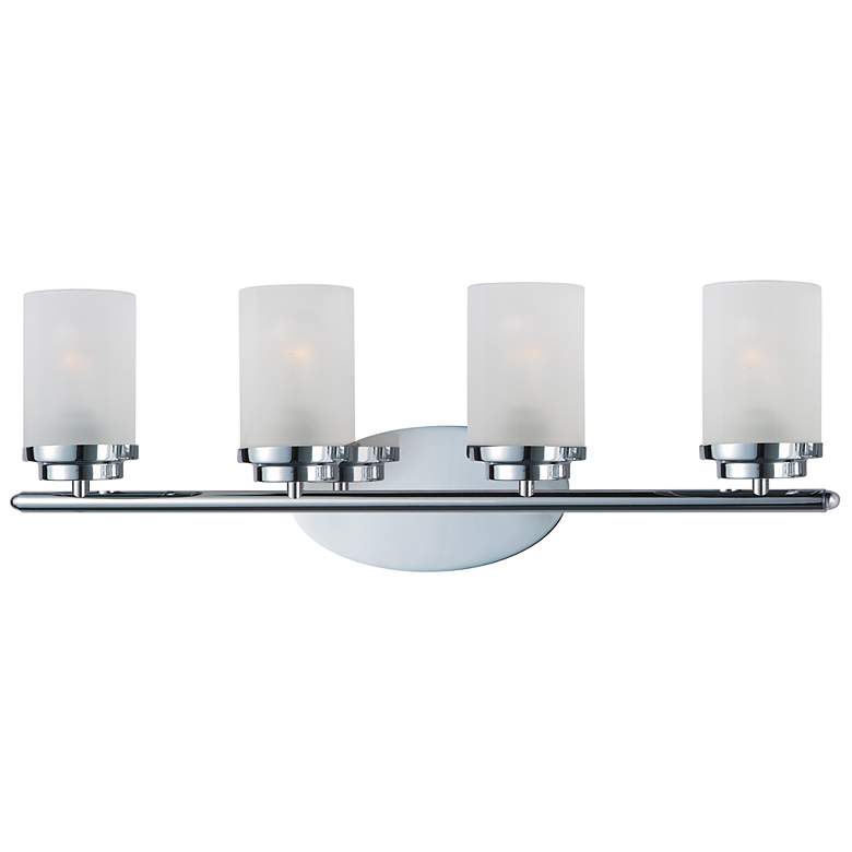 Image 1 Maxim Corona 26" Wide Polished Chrome 4-Light Bath Vanity
