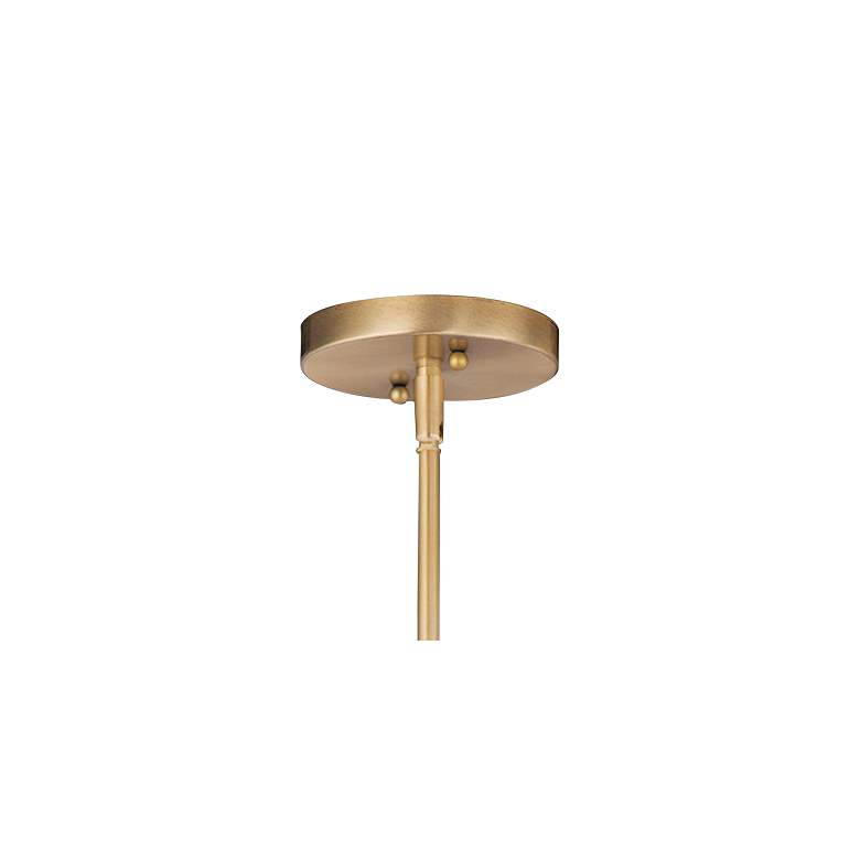 Image 4 Maxim Coronet 17 1/2 inch Wide Satin Brass Modern Orb Globe Pendant Light more views