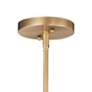 Maxim Coronet 17 1/2" Wide Satin Brass Modern Orb Globe Pendant Light
