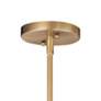 Maxim Coronet 20 1/2" Wide Satin Brass Pendant Light