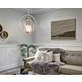 6_Maxim Coronet 20 1/2" Wide Satin Brass Pendant Light more views