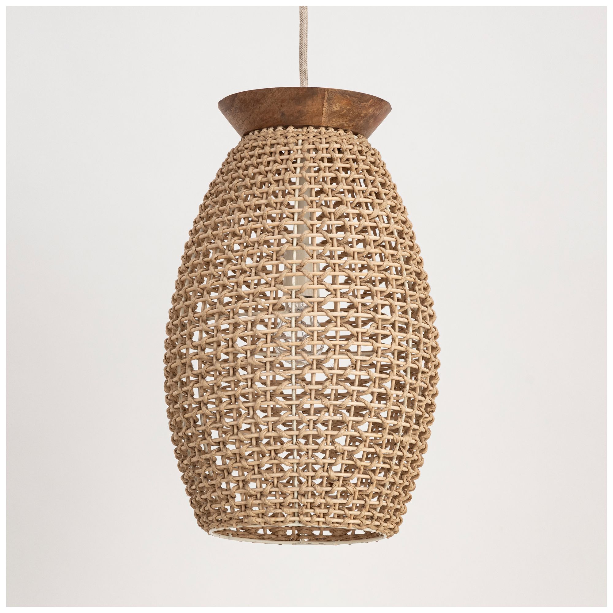 Image 3 Maxim Cotswold 12 1/2" Wide Natural 1-Light Pendant more views