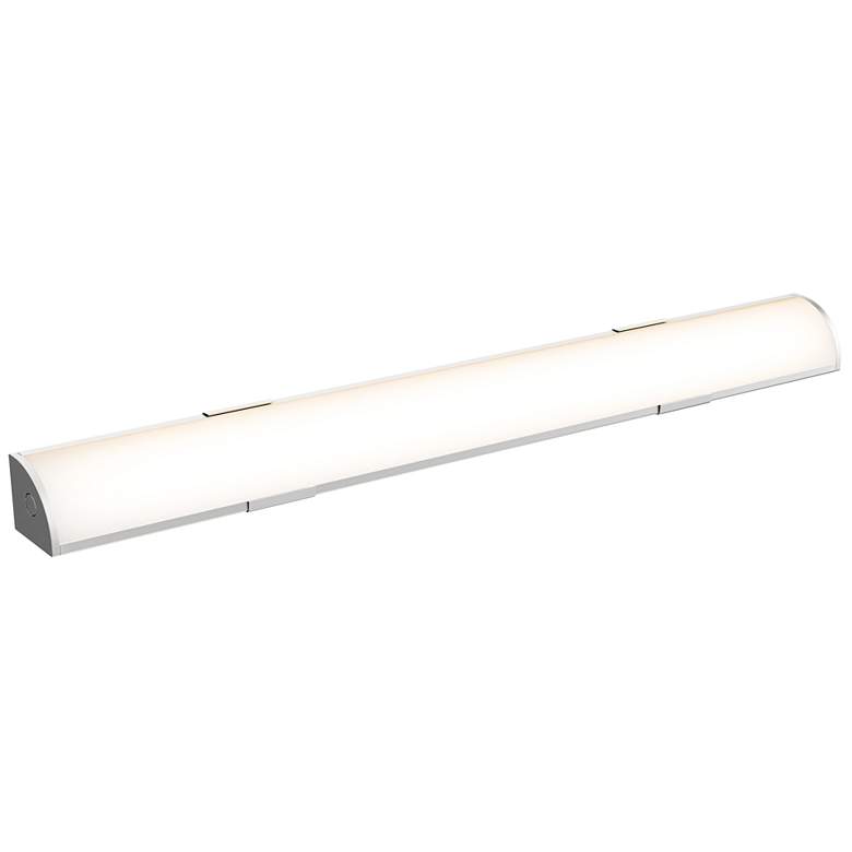 Image 1 Maxim CounterMax 12" Brushed Aluminum Corner Surface Mount LED Channel