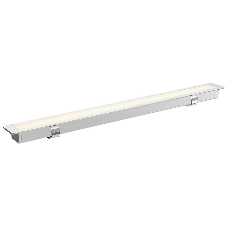 Image 1 Maxim CounterMax 12" Brushed Aluminum Recessed & Surface Mount LED Light