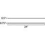 6_Maxim CounterMax 24" Wide Aluminum Slim Stick LED Under Cabinet Light more views