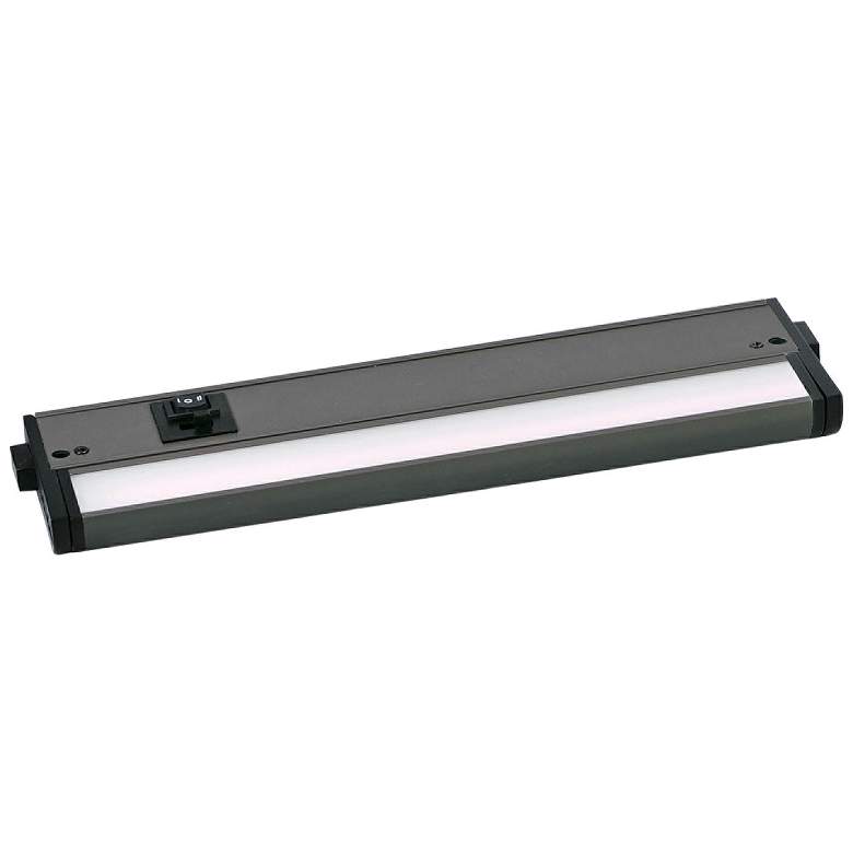 Image 1 Maxim CounterMax 3K 12" Wide Bronze LED Under Cabinet Light