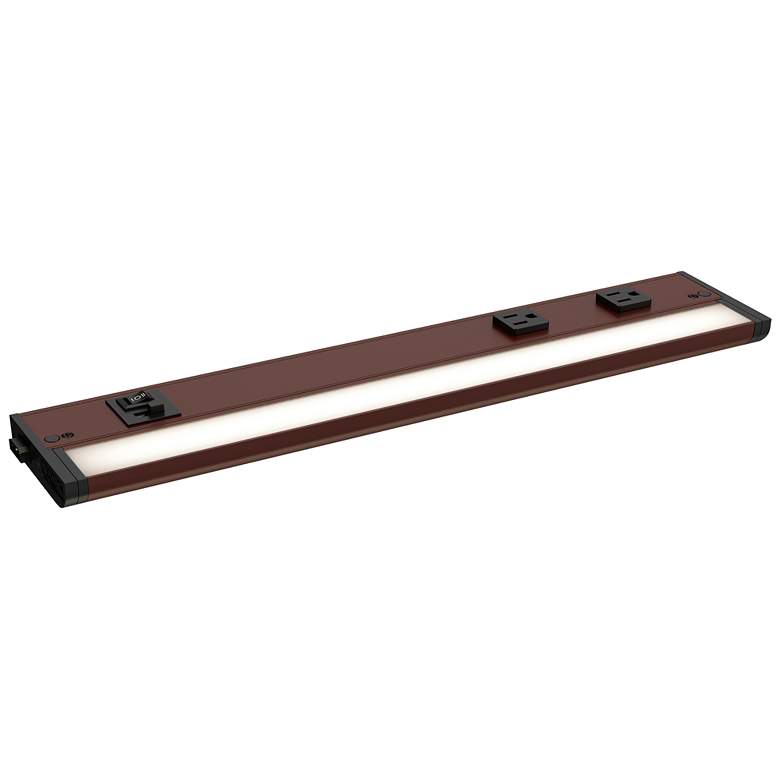 Image 1 Maxim CounterMax 5K 18" Bronze LED Under Cabinet w 3 Prong