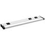 Maxim CounterMax 5K 18" Satin Nickel LED Under Cabinet w 3 Prong