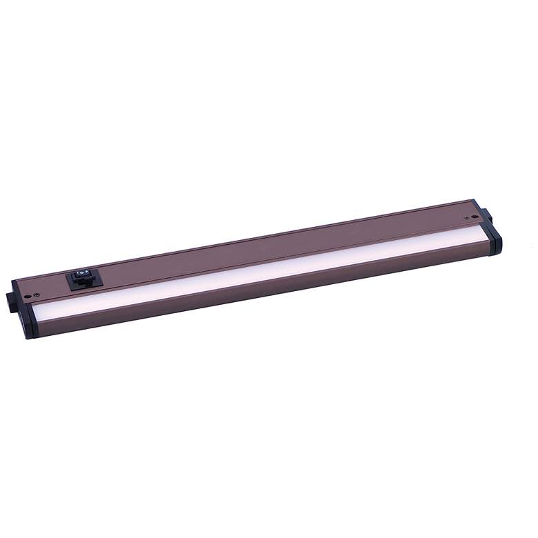 Image 1 Maxim CounterMax 5K 18" Wide Bronze LED Under Cabinet Light