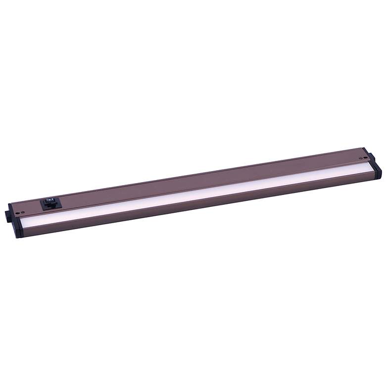 Image 1 Maxim CounterMax 5K 24" Wide Bronze LED Under Cabinet Light