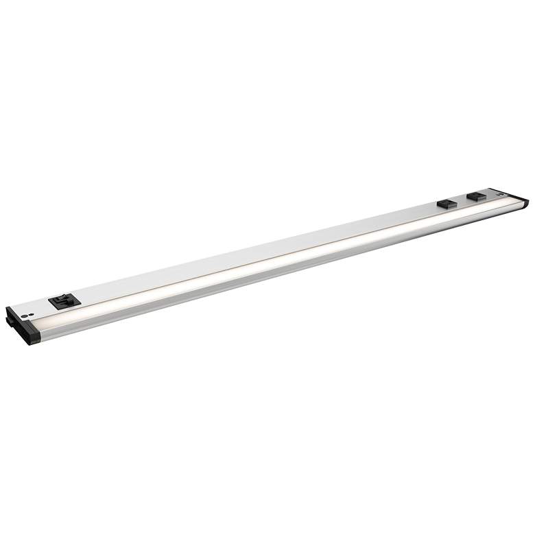 Image 1 Maxim CounterMax 5K 36" Satin Nickel LED Under Cabinet w 3 Prong
