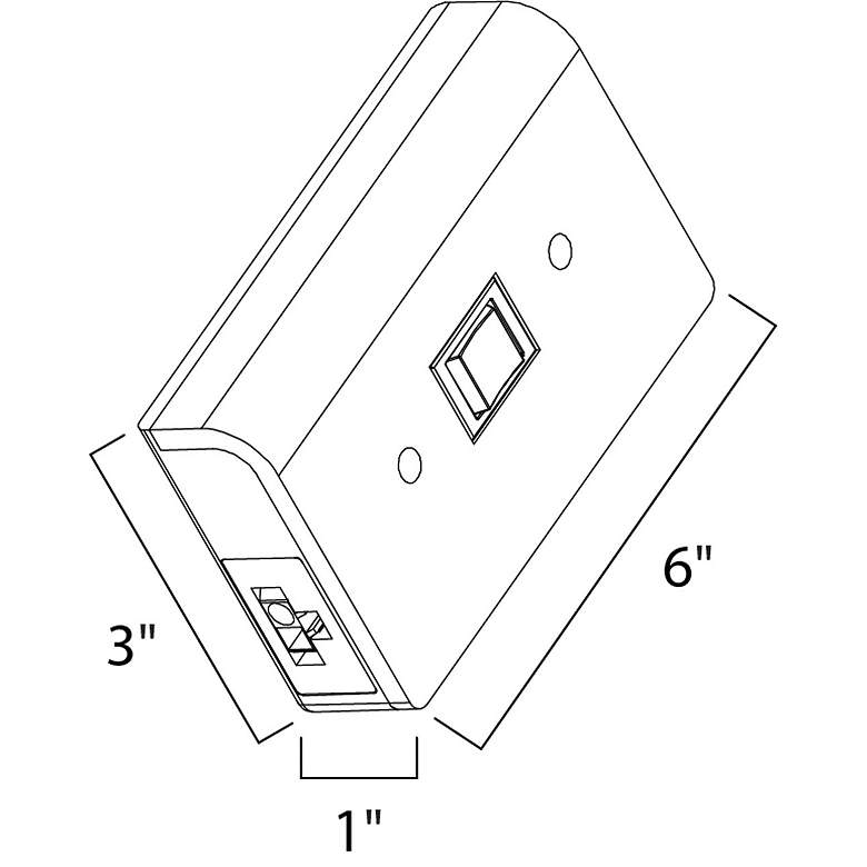 Image 2 Maxim CounterMax White LED Hardwire Junction Box more views
