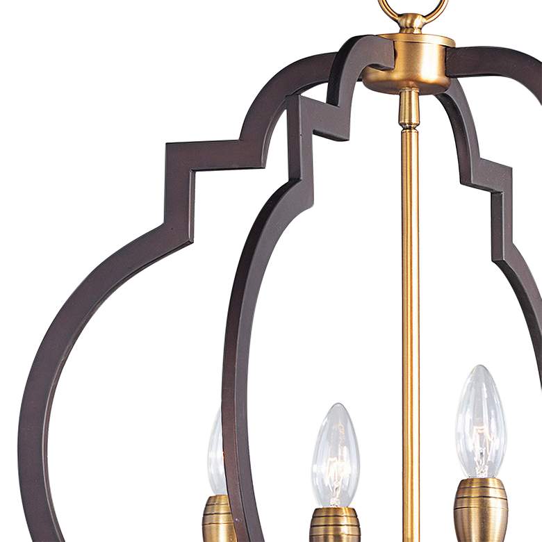Image 3 Maxim Crest 22 1/4 inch W Oil Rubbed Bronze and Antique Brass Chandelier more views