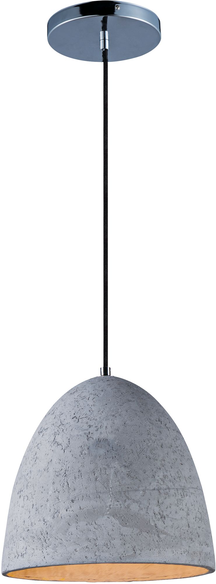 large concrete pendant light