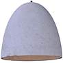 Maxim Crete 12" Wide LED Large Concrete Dome Modern Mini Pendant