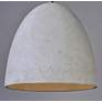 5_Maxim Crete 12" Wide LED Large Concrete Dome Modern Mini Pendant more views