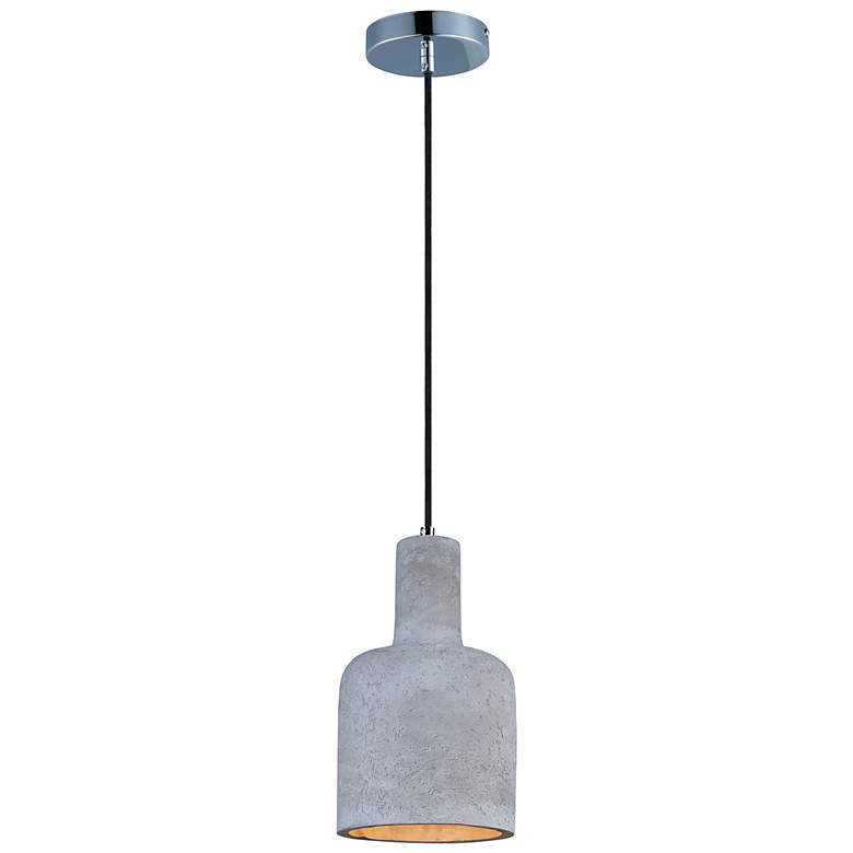 Image 2 Maxim Crete 7 1/2 inchW LED Large Concrete Tier Mini Pendant