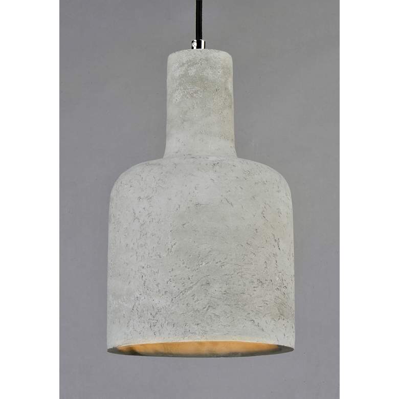 Image 3 Maxim Crete 7 1/2 inchW LED Large Concrete Tier Mini Pendant more views