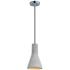 Maxim Crete 7 1/4" Wide Concrete Bell LED Mini Pendant