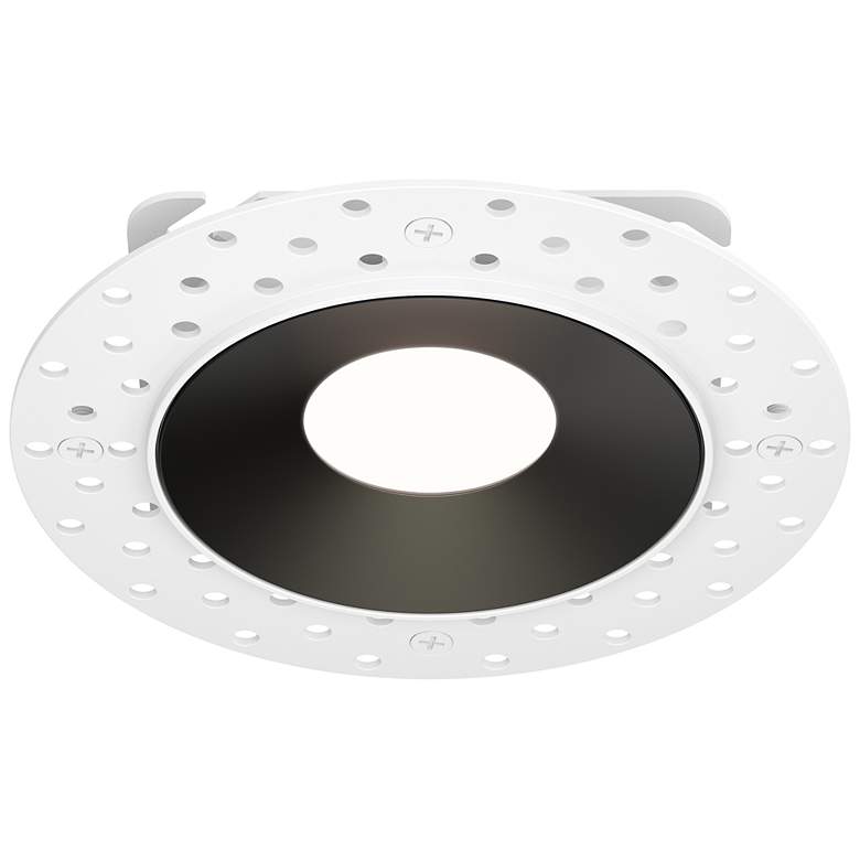 Image 1 Maxim Crisp 3 3/4" Black Trimless LED Downlight - 3000K