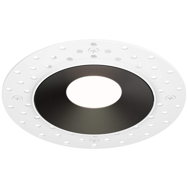 Image 1 Maxim Crisp 3 3/4" Black Trimless LED Downlight - 5CCT