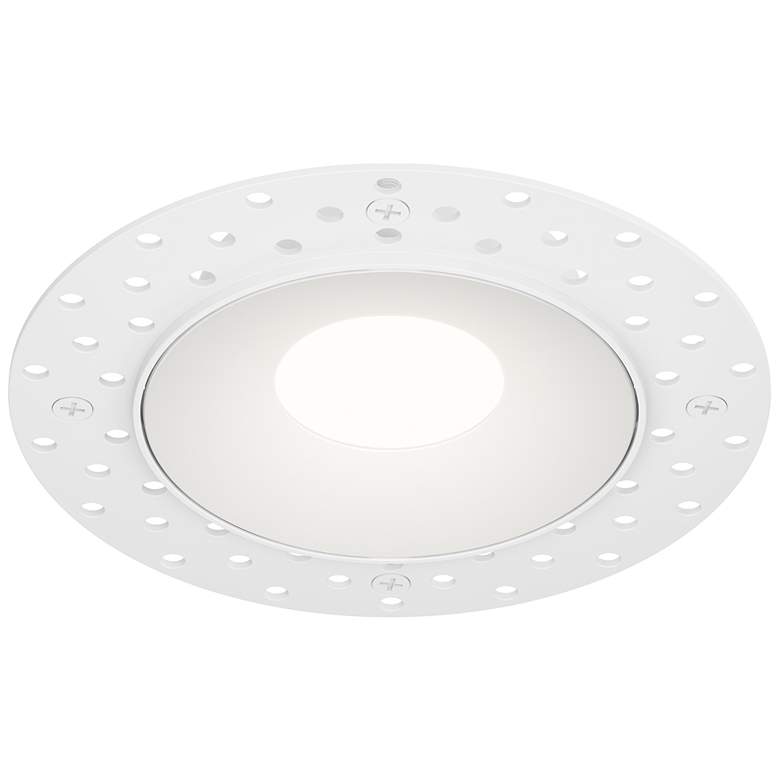 Image 1 Maxim Crisp 3 3/4" White Trimless LED Downlight - 5CCT