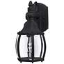1_Maxim Crown Hill 11 3/4" High Black Outdoor Wall Light