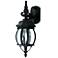 Maxim Crown Hill 17 3/4" High Black Outdoor Wall Light