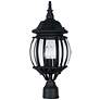 1_Maxim Crown Hill 21" High Black Outdoor Post Light
