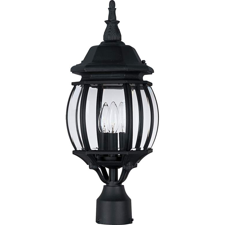 Image 2 Maxim Crown Hill 21" High Black Outdoor Post Light more views