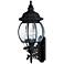 Maxim Crown Hill 25 1/2" High Black Outdoor Wall Light